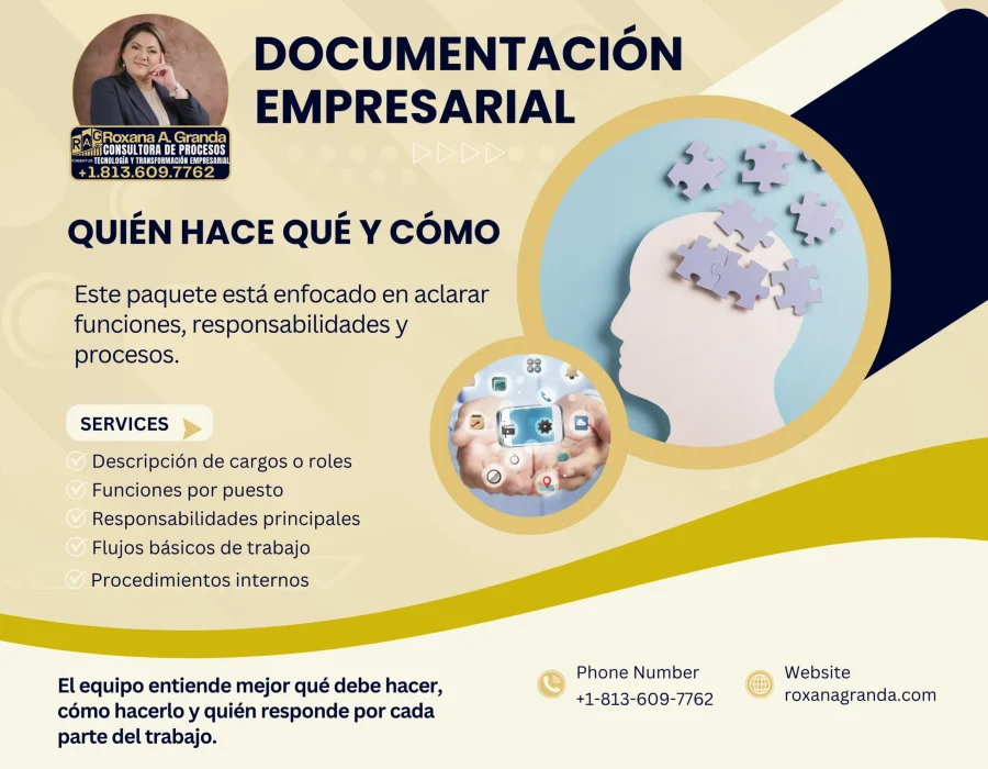 Documentacion Empresarial Quien Hace Que Y Como